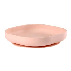 BÉABA Couverts Vaisselle Et Bavoirs*Assiette silicone ventouse Rose clair