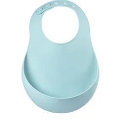 BÉABA Couverts Vaisselle Et Bavoirs*Bavoir silicone Bleu clair