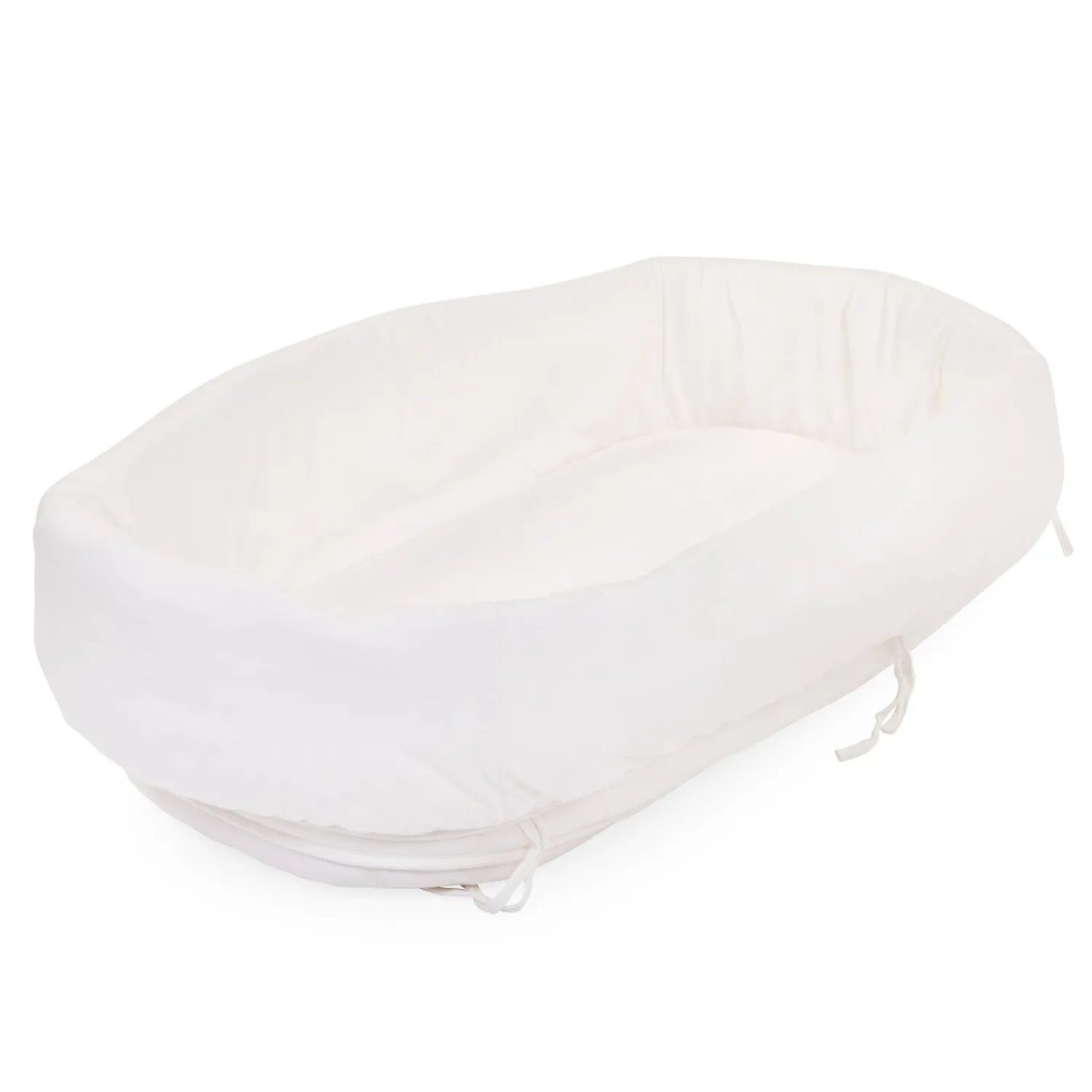 BÉABA Accessoires De Lit|Berceaux Et Couffins*Berceau en rotin couverture rectangulaire jersery blanc cassé