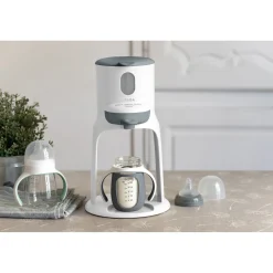 BÉABA Biberons Et Accessoires*Biberon d'apprentissage en verre 2 en 1 - 210ml Gris minéral