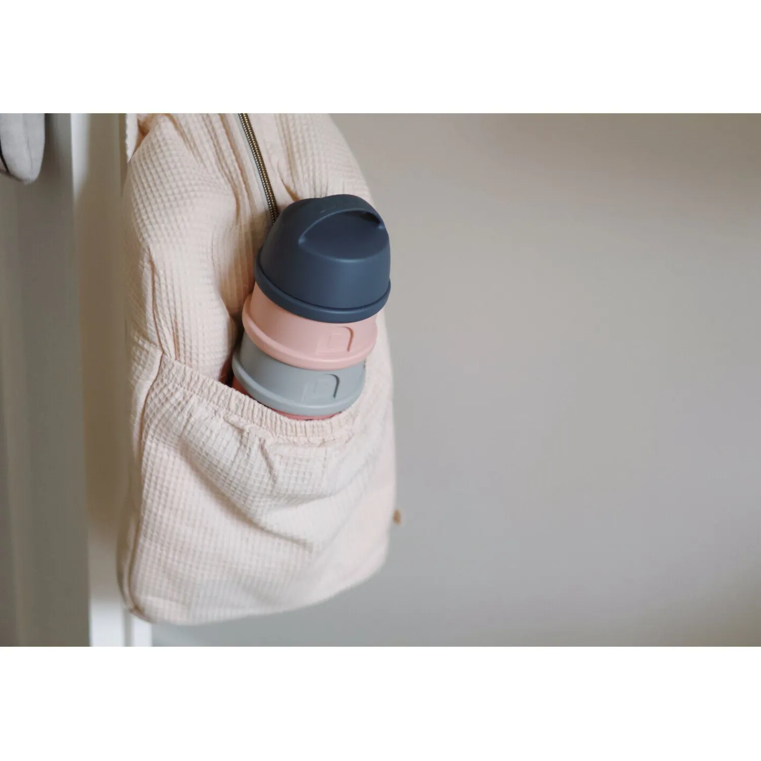 BÉABA Doseurs De Lait|Biberons Et Accessoires*Boîte doseuse de lait 4 compartiments empilables Gris/Rose