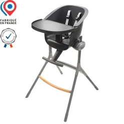 BÉABA Chaises Évolutives*Chaise Haute Evolutive Up and Down Gris foncé