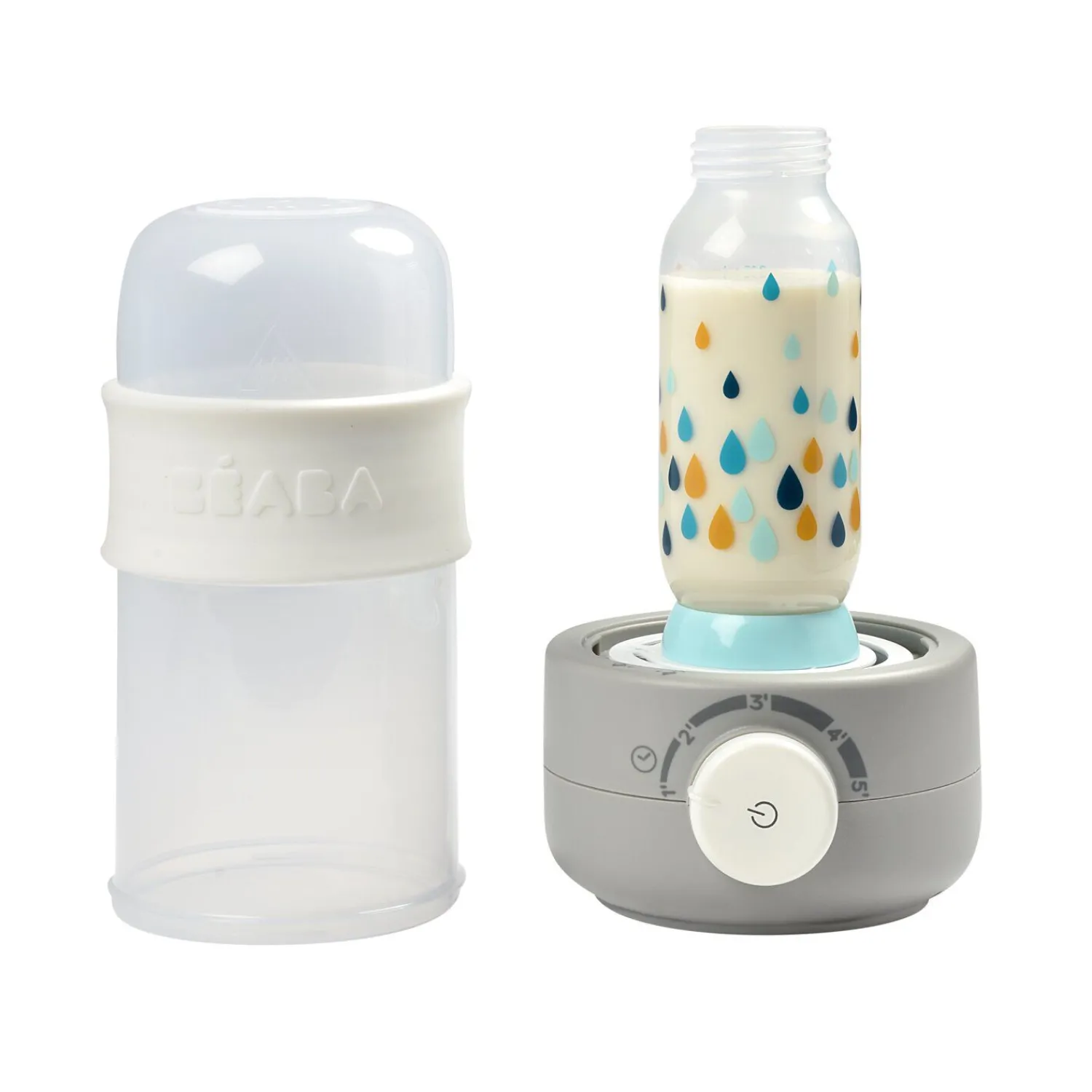 BÉABA Chauffe-biberon Et Préparateurs*Chauffe biberon Babymilk Second Gris