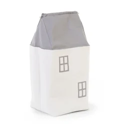 BÉABA Paniers De Rangement*Coffre à jouets House gris cassé