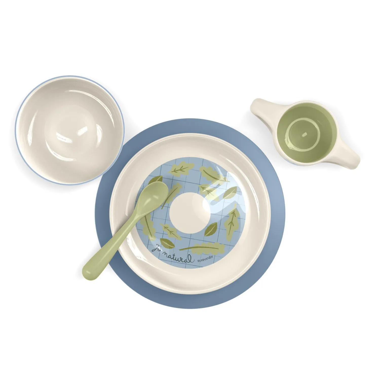 BÉABA Couverts Vaisselle Et Bavoirs*Coffret repas +6m