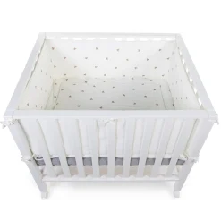 BÉABA Parcs Bébé Et Accessoires*Contour De Parc - 35x340 Cm - Jersey + Mousseline - Hearts