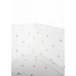 BÉABA Parcs Bébé Et Accessoires*Contour De Parc - 35x340 Cm - Jersey + Mousseline - Hearts