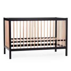 BÉABA Lits Évolutifs Et Cododos*COT 97 - Lit de bébé - 120x60Cm – Noir Naturel