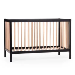 BÉABA Lits Évolutifs Et Cododos*COT 97 - Lit de bébé - 120x60Cm – Noir Naturel