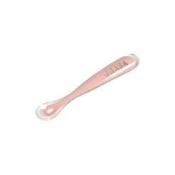BÉABA Couverts Vaisselle Et Bavoirs*Cuillère 1er âge silicone Vieux rose