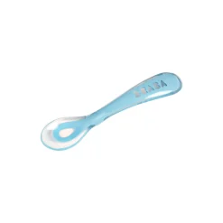 BÉABA Couverts Vaisselle Et Bavoirs*Cuillère 2ème âge silicone Bleu