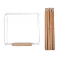 BÉABA Coussins Et Accessoires|Chaises En Bois*Evolu Extra Set De Pieds Longues + Repose Pieds - Bois - Bla