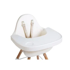 BÉABA Coussins Et Accessoires|Chaises Évolutives*Evolu Tablette De Chaise - Abs - Blanc + Napperon En Silicon