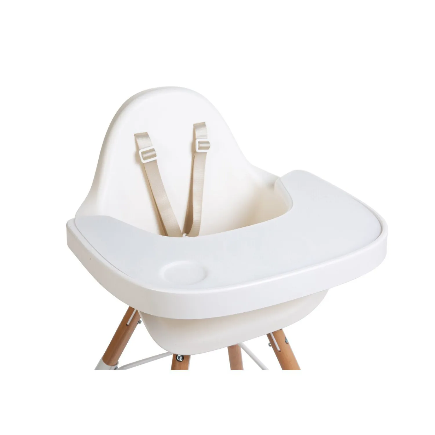 BÉABA Coussins Et Accessoires|Chaises Évolutives*Evolu Tablette De Chaise - Abs - Blanc + Napperon En Silicon