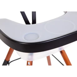 BÉABA Coussins Et Accessoires|Chaises Évolutives*Evolu Tablette De Chaise - Abs - Noir + Napperon En Silicone