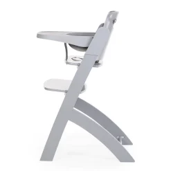BÉABA Chaises Évolutives|Chaises En Bois*EVOSIT Chaise Evolutive + Tablette - Stone Grey
