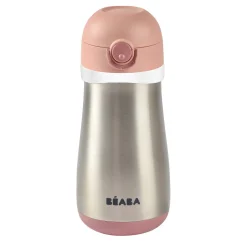 BÉABA Couverts Vaisselle Et Bavoirs|Biberons Et Accessoires*Gourde inox 350 ml Vieux rose