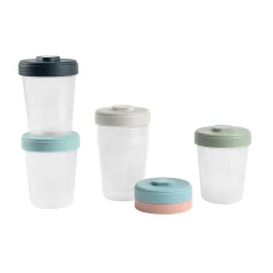 BÉABA Pots De Conservation*Lot de 6 portions clip 2ème âge 250ml