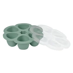 BÉABA Pots De Conservation|Pots De Conservation*Moule multiportions silicone 6X150ml Vert sauge