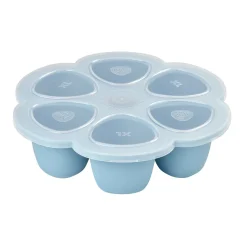 BÉABA Pots De Conservation|Pots De Conservation*Moule multiportions silicone 6X150ml Bleu