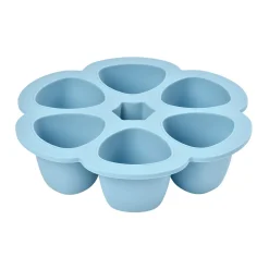 BÉABA Pots De Conservation|Pots De Conservation*Moule multiportions silicone 6X150ml Bleu