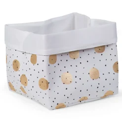 BÉABA Paniers De Rangement*Panier De Rangement - 32x32x29 Cm - Toile - Gold Dots
