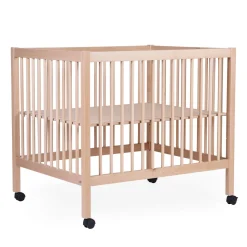 BÉABA Parcs Bébé Et Accessoires*Parc 97 + Roues - 95x75 Cm - Bois - Naturel