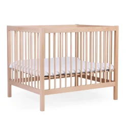 BÉABA Parcs Bébé Et Accessoires*Parc 97 + Roues - 95x75 Cm - Bois - Naturel