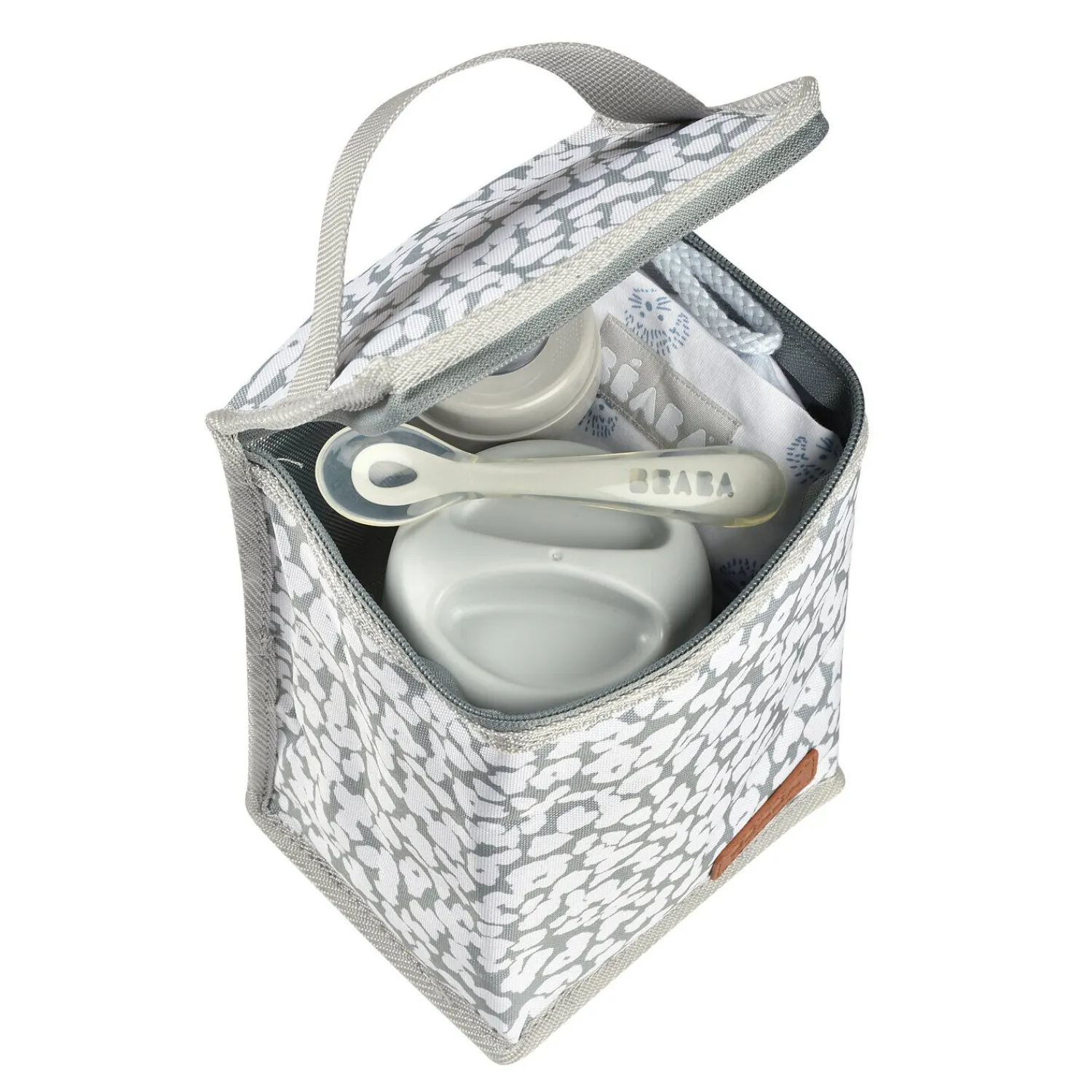 BÉABA Sacs Isotherme Bébé|Goûter Sain*Pochette repas isotherme Fleur de cerisier