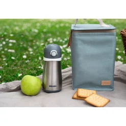 BÉABA Sacs Isotherme Bébé|Goûter Sain*Pochette repas isotherme Vert givré