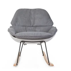 BÉABA Chaises D'allaitement*Rocking Chaise A Bascule Lounge - Blanc Gris