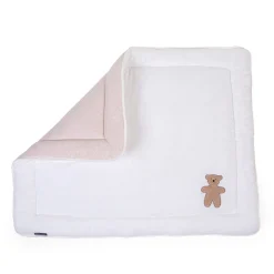 BÉABA Parcs Bébé Et Accessoires*Tapis De Parc - 75x95 Cm - Jersey Melange Beige / Muslin Ted