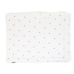 BÉABA Parcs Bébé Et Accessoires*Tapis De Parc - 75x95 Cm - Jersey + Mousseline - Hearts