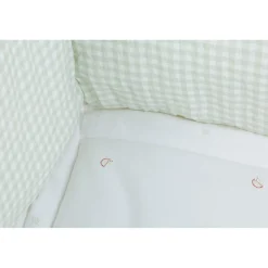 BÉABA Parcs Bébé Et Accessoires*Tapis De Parc - 75x95 Cm - Jersey - Forêt - Mousseline Vichy