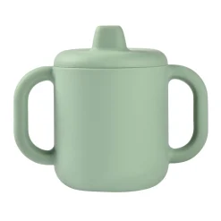 BÉABA Goûter Sain|Couverts Vaisselle Et Bavoirs*Tasse d'apprentissage silicone Vert sauge