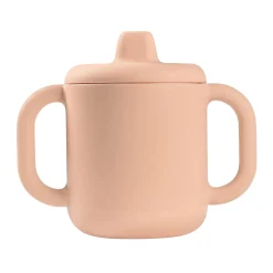 BÉABA Goûter Sain|Couverts Vaisselle Et Bavoirs*Tasse d'apprentissage silicone Rose