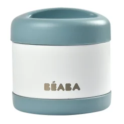 BÉABA Goûter Sain|Pots De Conservation*Thermo-portion inox 500ml Bleu