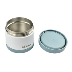 BÉABA Goûter Sain|Pots De Conservation*Thermo-portion inox 500ml Bleu