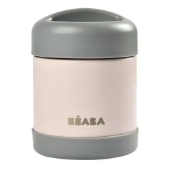 BÉABA Goûter Sain|Pots De Conservation*Thermo-portion inox 300ml Rose clair
